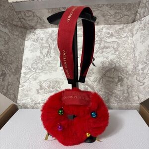 Louis Vuitton Ribbon Headband & scrunchie set